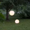 LED Solar Gartenkugel 'Globy' - zum Aufhängen - H: 29cm, D: 30cm - 6 warmweiße LED - Lichtsensor Produktbild-Vorschau