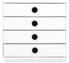 Exacompta Schubladenbox Pop Box, 4 Schubladen, AutentiK - Produktbild-Vorschau 1