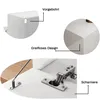 SONNI Armoires TV blanches brillantes suspendues en bois Voir les images du produit 10