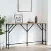 vidaXL Konzolový stolík Sonoma dub 140x23x75 cm materiál na Náhľad obrázku produktu 2