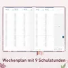 Häfft Lehrer-Planer 2026/2027 / A5+ / Berry Blossoms Produktbild-Vorschau 4