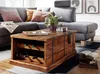 FineBuy Table basse Sheesham Coffre en bois massif avec Voir les images du produit 2