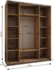 A diagram showing the dimensions of a wardrobe. Produktbild-Vorschau