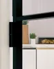 vidaXL Drzwi wewnętrzne czarne 76x201,5 cm szkło hartowane Podgląd zdjęcia produktu 7