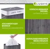 Juskys Bambus Wäschekorb Curly 100 Liter mit Deckel & Sack Produktbild-Vorschau 3