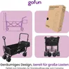 Gofun Bollerwagen - Handwagen - 150 kg Tragfähigkeit - Produktbild-Vorschau 10