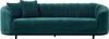 Casa Padrino Luxus Sofa Grün / Schwarz 240 x 96 x H. 74,5 Produktbild-Vorschau 2