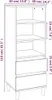 Highboard Grau Sonoma 40x36x110 cm Holzwerkstoff Produktbild-Vorschau 10