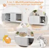 COSTWAY 2in1 Beistelltisch und Katzenschrank mit Produktbild-Vorschau 3