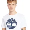 Timberland Herren KURZARM-T-SHIRT Weiß Produktbild-Vorschau 4