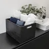 Creative Deco Černá dřevěná bedna košík na ovoce | Náhled obrázku produktu 4