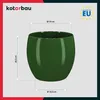 KOTARBAU® 2er Set Blumentopf Keramik rund ⌀ 19 cm Höhe: Produktbild-Vorschau 3