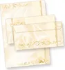 Briefpapier Hochzeit creme (100 Sets inkl. Kuverts) Produktbild-Vorschau 1