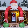 3M tall Santa Archway, Aufblasbare Weihnachtsdeko mit Produktbild-Vorschau 2