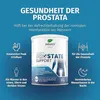 Marketing image for a prostate support supplement, showing the product and highlighting its benefits with icons and text. Produktbild-Vorschau