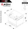 Langzeit AGM+ Batterie 50Ah 12V Start-Stop Autobatterie Produktbild-Vorschau 5