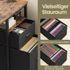 VASAGLE Schreibtisch mit 3 Ablagen, Bürotisch mit 2 Produktbild-Vorschau 5