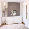 "MISOU Spiegel Rond mit Ophangketting Wandspiegel Gold Produktbild-Vorschau 2