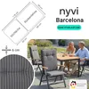 NYVI Gartenstuhl Auflagen Hochlehner 6er Set Barcelona - Produktbild-Vorschau 2