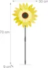 Gelbes Sonnenblumen-Windspiel für Garten und Blumentöpfe, Produktbild-Vorschau 4