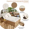 Flieks divano da giardino in rattan con schienale Anteprima dell’immagine prodotto 8