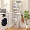 COSTWAY: Mueble para inodoro, organizador de baño estilo Vista previa de la imagen del producto 2