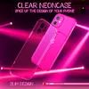 NALIA Klare Neon Handy Hülle für iPhone 12, Bunt Produktbild-Vorschau 2