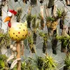 Keramik Huhn Garten Dekoration Harz Gartenpfahl Tier Figur Produktbild-Vorschau 3