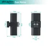 Diagrams showing the dimensions of an outdoor light fixture. Produktbild-Vorschau