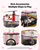 Mini trampolina VEVOR dla dzieci, wytrzymałość do 60 kg, z Podgląd zdjęcia produktu 6