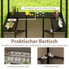 COSTWAY Padiglione per barbecue a 3 pezzi con bar e 2 Anteprima dell’immagine prodotto 8