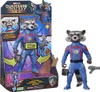 A product shot of a Rocket action figure from Guardians of the Galaxy Vol. 3, shown both in its packaging and outside of it. Produktbild-Vorschau