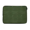 MuchoWow® Laptop Hülle 14 ZollLeder - Grün - Tierhaut Produktbild-Vorschau 1