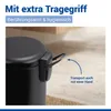 WENKO Kosmetik-Treteimer Leman in Schwarz 5 L Produktbild-Vorschau 6