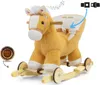 Houpací koník s melodií a kolečky Milly Mally Polly světle Náhled obrázku produktu 3