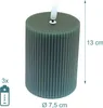 Candele LED Relaxdays, set da 4, A x P: 13 x 7,5 cm, fiamma Anteprima dell’immagine prodotto 4