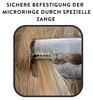 hair2heart Microringe mit Silikon für Echthaar Extensions Produktbild-Vorschau 3