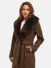 Tazzio Damen Wintermantel F811 (Braun, S) Produktbild-Vorschau 4
