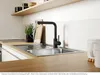 Blanco Mila-s Dt Hp Schwarzmatt Wasserhahn - Blanco Produktbild-Vorschau 7