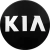Abdeckkappen KIA 58 mm glänzend schwarz Produktbild-Vorschau 2