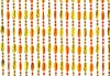 Kobolo Türvorhang Perlenvorhang ORANGE 90x200 cm - Produktbild-Vorschau 6