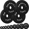 MOVIT Hantelscheiben Set PRO, Gusseisen, 4x 2,5 kg, Produktbild-Vorschau 1