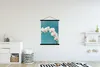 MuchoWow® Textilposter Orchidee - Blumen - Pflanze - Weiß - Produktbild-Vorschau 2