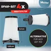 McFilter | 4 Hepafilter geeignet für AEG CX7-2 & QX8 Produktbild-Vorschau 3