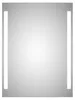 LED Badspiegel 80×60 cm, Aluminiumrahmen, Lichtfarbe Produktbild-Vorschau 1
