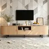 Merax TV Lowboard Rundform mit Rollo-Tür, TV-Schrank mit Produktbild-Vorschau 6