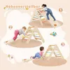 COSTWAY 4 in 1 Kletterdreieck mit Rutsche, Kletterbogen, Produktbild-Vorschau 6
