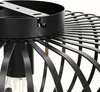 hoftronic LED-Deckenleuchte dimmbar E27 Fassung Schwarz Produktbild-Vorschau 9
