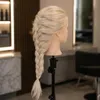 Kadeřnická cvičná hlava Jessica lidské vlasy 60 cm + stativ Náhled obrázku produktu 10