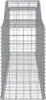vidaXL Gabionen mit Hochbogen 9 Stk. 300x50x80/100 cm Produktbild-Vorschau 5